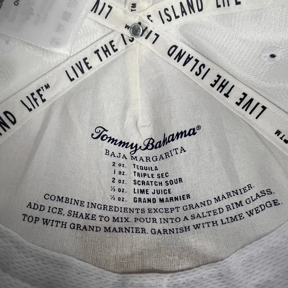 Tommy‎ Bahama Unisex OS Coastal Tropical Resortwear Flag Hibiscus Baseball Cap